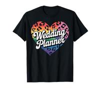 Leopard Heart Wedding Planner Funny T-Shirt