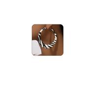 Leopard Hoop Earrings for Women Exaggerated 80s 90s Zebra Chunky Statement Hoops Earring Hypoallergenic Cows Big Hoops Y2k Jewelry Outfits Accessories, Metal, No Gemstone