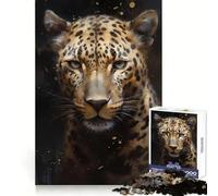 Leopard Imaginative Jigsaw Puzzle 1000 Piece for Teenagers Memory Fit Neat Cut Home Play Perfect Decor (50x75cm)