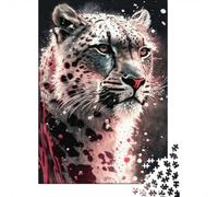 Leopard Is Wild 1000 Piece Jigsaw, 70x50cm/1000pcs