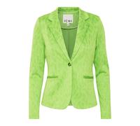 Leopard jacquard blazer for women Ichi Ihkate Vert L