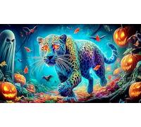 leopard Jigsaw Puzzles 1000 Pieces Fun and Challenging Family Game Puzzle Game Great Gift Idea for The Whole for Women, Gifts for Men 38x52cm/1000pcs