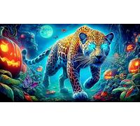 leopard Jigsaw Puzzles 1000 Pieces Fun and Challenging Family Game Puzzle Game Great Gift Idea for The Whole for Women, Gifts for Men 70x50cm/1000pcs