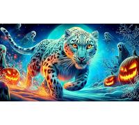 leopard Jigsaw Puzzles 1000 Pieces Fun and Challenging Family Game Puzzle Game Great Gift Idea for The Whole for Women, Gifts for Men 38x26cm/1000pcs