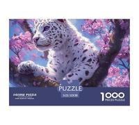 Leopard Jigsaw Puzzles for Adults 1000 Pieces Fantastic Beasts Challenging Puzzles Home Decoration Educational Games Puzzle for The Whole for Women, Gifts for Men 52x38cm/1000pcs