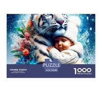 Leopard Jigsaw Puzzles for Adults 1000 Pieces Fantastic Beasts Challenging Puzzles Home Decoration Educational Games Puzzle for The Whole for Women, Gifts for Men 52x38cm/1000pcs