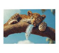 Leopard Jigsaw Puzzles for Adults 5000, 5000 Piece Jigsaw Puzzles for Adults, 156.5x105.5cm Hard Impossible Wooden Puzzle, Challenging Game for the Whole Family, Home Decor, Theme: (Animal), -8693