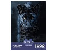 Leopard Jigsaw Puzzles for Adults Challenging Puzzle Games The Impossible Challenge 1000 Pieces Difficult Hard Jigsaw Puzzles for Man And Woman with Letters on Back 38x26cm/1000pcs