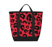 Leopard Lion Tiger Animal Pri,Lunch Bags Large Capacity Insulated Tote Bag For Women Men Work Picnic Travel