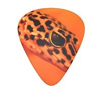 Leopard Little Gecko Guitar Plectrums 12 Pieces Set =>> Comfortable In The Hand With Smooth Edges Three Thicknesses To Match