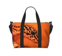 Leopard Little Gecko Printed Women's Tote Bag Portable Crossbody Bag Suitable for Gym Workouts Commuting and Travel