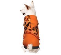 Leopard Little Gecko Small Pets Wear Hoodies,Dog Jumper Sweatshirt,Warm And Lightweight, Soft Texture, Easy To Wear