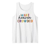 Leopard Make Heaven Crowded Quotes Christians Tank Top