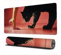 Leopard Mouse Pad 1500 x 800 x 3 mm XXL Desk Mat High Heel Mouse Mat, Extended Japanese Mousepad, Large Desk Pad with Non-Slip Base and Stitched Edge Office Accessories for Gaming Work Laptop,Model826