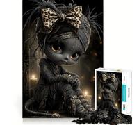 Leopard Mummy Voodoo Doll Puzzles for Teenagers 1000 Pieces Relax Game Clear Tone Fun Hobby Birthday Art Gift (50x75cm)