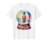 Leopard Nutcracker Squad Pink Christmas 2025 Pajamas Women T-Shirt