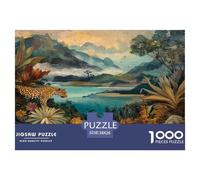 Leopard of The Forest 1000 Piece Jigsaw Puzzles for Adults Impossible Beautiful Home Decoration Art Colorful DIY Craft 38x26cm/1000pcs