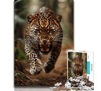 Leopard on The Sofa 1000 Piece Jigsaw Puzzles for Adults & Teens,Brain Teaser Game Wall Decoration Unique Birthday And Xmas Gifts (50x75cm)