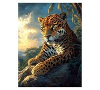 Leopard Paint by Numbers for Adults, Animal Paint by Numbers for Children, DIY Hobbies for Adults Women Canvas for Painting 38x28In,Paintings Wall Art for Living Room Decor, Gifts for Women model-8405