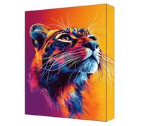 Leopard Paint by Numbers for Adults Beginner Kit, 5D DIY Premium animal Paint by Numbers with Acrylic Paints and Brushes, Home Wall Art Decor, Perfect Gifts for Christmas, 70x95cm Without Frame G-4