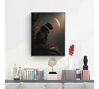 Leopard Paint by Numbers for Adults, Flower Painting by Number Kits On Canvas, Adults Beginners DIY Acrylic Oil Craft Art Painting Kits with Brushes for Home Wall Decor 36x48 Inch PjY3068 U-R