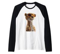 Leopard Panther Big Cats Panthers Cute Leopards Raglan Baseball Tee
