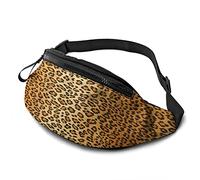 Leopard Panther Pattern Fanny Pack for Women Men Fashion Waist Bag Hip Bum Bag with Adjustable Belt for Travel Outdoors Sports Running