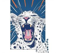 Leopard Paper Jigsaw Puzzles for Adults 1000 Piece Puzzles Rectangular Puzzle And Home Decor And Family Game 1000pcs (38x26cm)