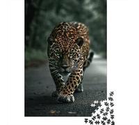 Leopard Paper Puzzles 1000 Piece Jigsaw Puzzles for Adults Educational Game Challenge Toy Christmas Eve Gifts 1000pcs (38x26cm)