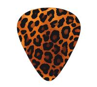 Leopard Pattern 12 Pcs Guitar Picks, 0.46mm/0.71mm/0.96mm Thickness, Guitar Plectrum With Storage Case For Acoustic-Electric Guitar Ukulele Bass