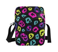 Leopard Pattern Blue Purple Black messenger bags shoulder bag men Womens Purse Cross Body Shoulder Handbags For Women Adjustable Strap for Travel Travel outdoor sports