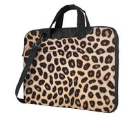 Leopard Pattern Laptop Bag For Women And Men, Stylish Shoulder Laptop Bags, Ultra-Thin Portable Laptop Briefcases Sleeve Case For 13 Inch, 14 Inch, 15.6 Inch Laptops