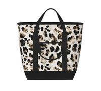 Leopard Pattern,Lunch Bags Large Capacity Insulated Tote Bag For Women Men Work Picnic Travel