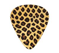 Leopard Pattern Print 12pcs Guitar Cubes for Guitar and Ukulele, Unique Guitar Gift
