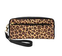 Leopard Pattern Print Pencil Case Makeup Bag for Accessory Cosmetic Stationery Toiletry Travel Companion