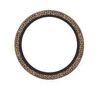 Leopard Pattern Print Practical Car Steering Wheel Protector Cars Trucks Stylish Decoration Eco-Friendly