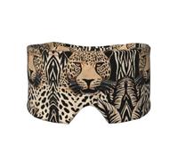 Leopard Pattern Print Print Soft Eye and Ear Muffs for Adults Sleeping Protection Cover for Travel Nap Relief