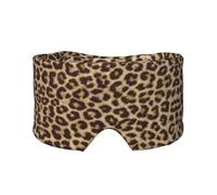 Leopard Pattern Print Print Soft Eye and Ear Muffs for Adults Sleeping Protection Cover for Travel Nap Relief