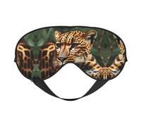 Leopard Pattern Print Soft Eye Mask/Sleep Eye Mask/Blackout Eye Mask, Suitable for Travel/Office/Yoga/Nap