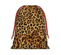 Leopard Pattern Ultra Soft Velvet Gift Bag, Comfortable To The Touch, Reusable