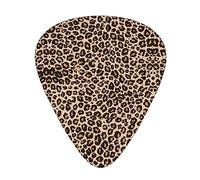 Leopard Patterned Wallpaper Guitar Pick 12 Picks Fashion Personalized Bass Pick Durable Electric Guitar Plectrums Instrument Accessories