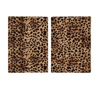 Leopard Patterned Wallpaper Passport Holder Slim PU Leather Passports Wallet Portable Passports Protector Passport Cover