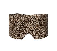 Leopard Patterned Wallpaper Print Print Soft Eye and Ear Muffs for Adults Sleeping Protection Cover for Travel Nap Relief