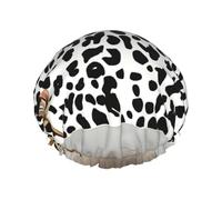 leopard patterned wallpaper print Print Washable Reusable Shower Cap/Hair Hat With Lining/Elastic Fit All Hair Lengths