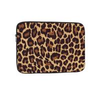 Leopard Patterned Wallpaper Printed Laptop Sleeve For 17 Inch Laptop, Shockproof Oxford Fabric Laptop Protective Case Laptop Bag
