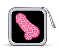 Leopard Penis Portable CD Case 40 Capacity DVD Storage Box Collection Organizer