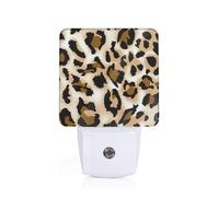 Leopard Plug-in Led Night Light with Motion Sensor Dusk to Dawn Sensor Backlit Nightlight for Bedroom Bathroom