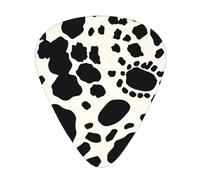 Leopard Print 12 Pcs Guitar Picks, 0.46mm/0.71mm/0.96mm Thickness, Guitar Plectrum With Storage Case For Acoustic-Electric Guitar Ukulele Bass
