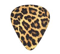 Leopard Print (2) Print Guitar Picks,12 Pack Guitar Plectrums Thin, For Bass Electric Acoustic Guitars Ukulele