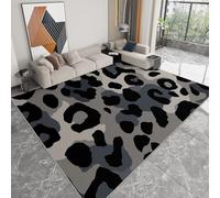 Leopard Print Animal Skin Pattern Area Rugs for Bedroom - Soft Print Carpets - Anti-Slip Backing Machine Washable Tufted Fluffy Rugs for Living Room Classroom Entryway Home Office - 120 x 170cm